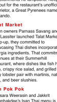 Talat Market menu