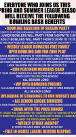 Midway Lanes And Fun Zone Entertainment Center menu