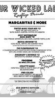 Our Wicked Lady menu