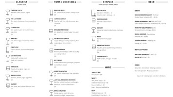 Sidebar menu