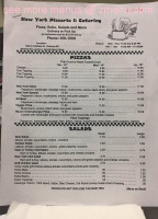 New York Pizzeria menu