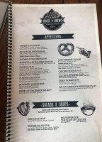 House Of Vines menu