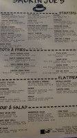 Smokin' Joe's Saloon menu