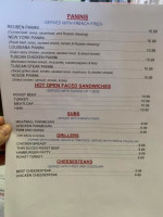 Long Run Diner menu