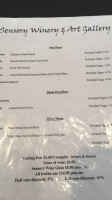 Sensory Smokehouse Brewpub menu