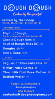 Dough Dough menu