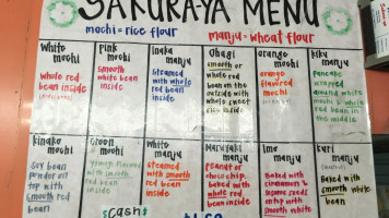 Sakuraya menu