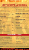 North Point Grill Casino menu