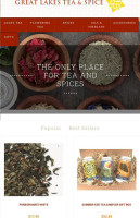 Great Lakes Tea Spice Co menu