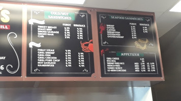 Lee's Seafood Grill menu