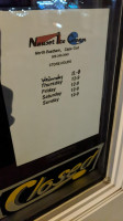 Nauset Ice Cream menu