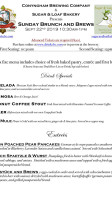 Bistro Romano menu