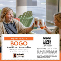 Biggby Coffee menu