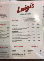 Luigi's Pizza And Pasta menu