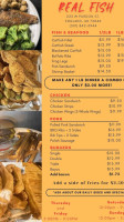 Real Fish menu