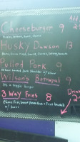 Rusty Pelican menu