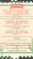 El Santo Taqueria menu