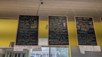 Harbor Street Creamery menu