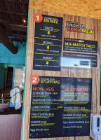 Tikka Taco menu