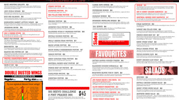 The Publyk House menu