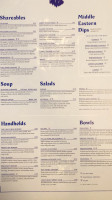 Lion's Head Tavern menu