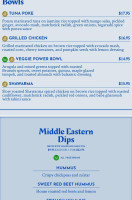 Lion's Head Tavern menu