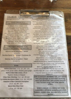 Taxman Brewing Co menu