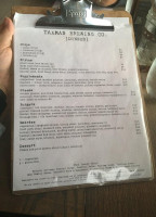 Taxman Brewing Co menu