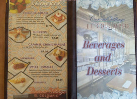 Pj's Coffee menu