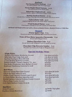 The Publyk House menu