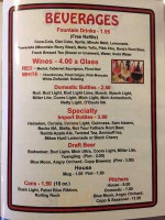 5 Burro Cafe menu