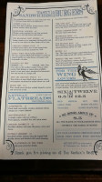 The Kuckoo’s Nest Inc menu