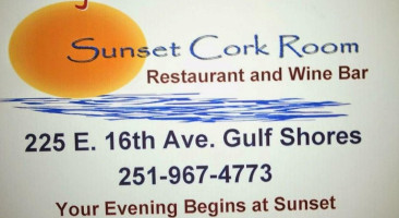 Sunset Cork Room logo
