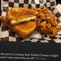 Cheesy Bob Grilled Cheese food