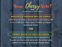 Cheesy Bob Grilled Cheese menu