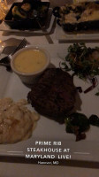 The Prime Rib At Live! Casino food