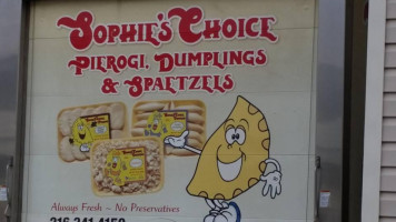 Sophies Choice Pierogi menu