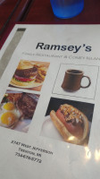 Ramsey's Family And Coney Island menu