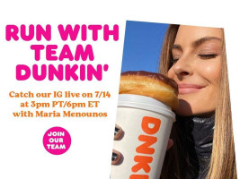 Dunkin' menu