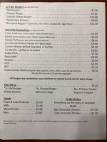 Britt Grill menu