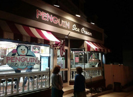 Penguin Ice Cream outside