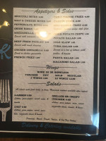The Kitchery menu