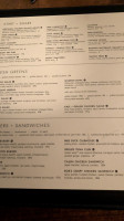 Starbucks menu