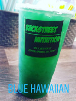 Backstreet Nutrition menu