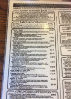 Jaxson's Ice Cream Parlor menu