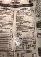 Jaxson's Ice Cream Parlor menu