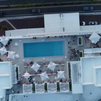 Perspective Rooftop Pool outside