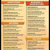 Leaning Side Restaurant And Bar menu