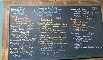 The Cove At Cobb Island menu