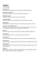 The Cove At Cobb Island menu